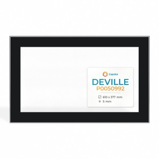 Deville P0050992 Glas - Rechteck Siebdruck Kaminglas