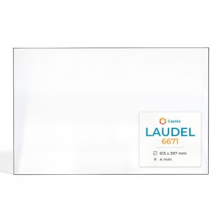 Laudel 6671 Glass - Fireplace Insert Panel