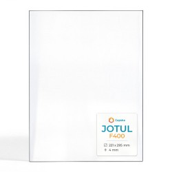 Vitre Jotul F400 - Verre 1 angle arrondi Côté droit pour poêle à bois