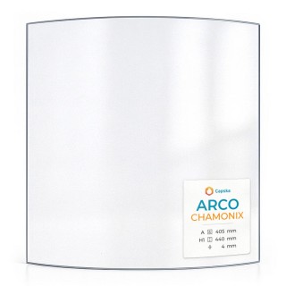 Vitre Arco Chamonix 405x440 mm - Verre Courbe - Capska