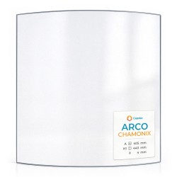 Arco CHAMONIX Glass - Curved glass panel for wood burning stove