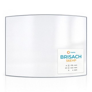 Brisach S6EHP Glas - Kaminglas für Kaminofen