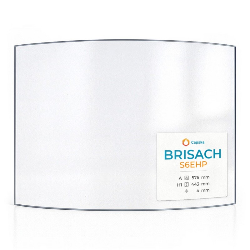 Vitre Brisach S6EHP - Verre Courbe pour insert