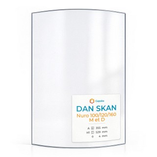 Vetro curvo Dan Skan NURO 100/120/160 M et D