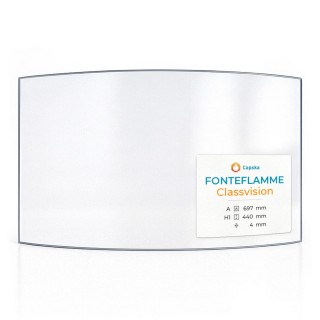 Fonteflamme CLASSVISION Glas - Kaminglas für Kaminofen