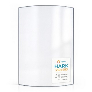 Hark 330X493 Glas - Kaminglas für Kaminofen
