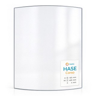 Vitre Hase Corso 323x405mm pour poêle à bois- Capska