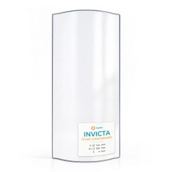 Invicta ONSEN Glas - in sich gebogenes Seitlich Kaminglas für Kaminofen