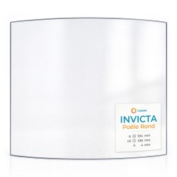 Vetro Invicta POÊLE ROND - Vetro Curvo Serigrafato per stufa a legna