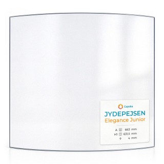 Verre courbé pour poêle Jydepejsen ELEGANCE JUNIOR