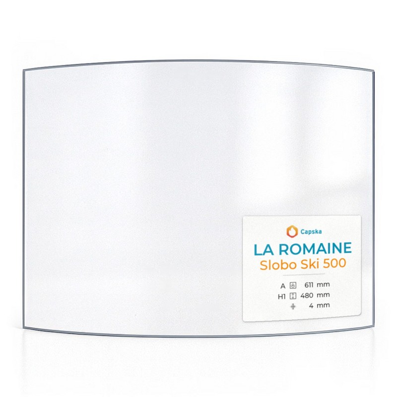 La Romaine SLOBO SKI 500 Glass - Curved Panel for Wood Burning Stove