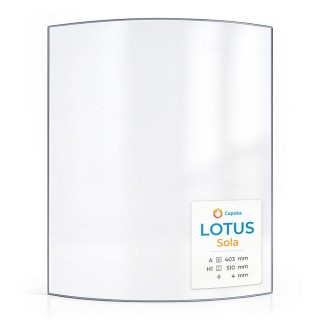 Vetro Lotus SOLA - Vetro Curvo per stufa a legna