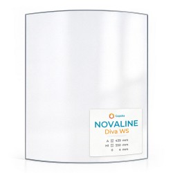 Vitre Novaline DIVA WS - Verre Courbe pour poêle à bois