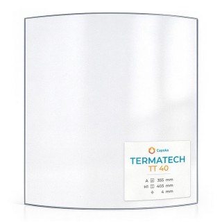 Termatech TT 40 Glass - Curved Glass Panel for Wood Burning Stove