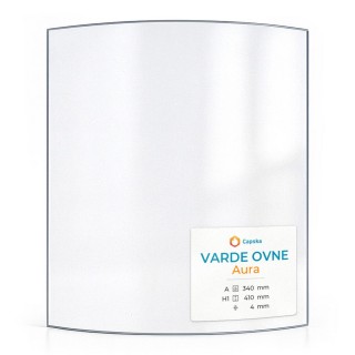 Vitre Varde Ovne AURA - Verre Courbe pour poêle à bois