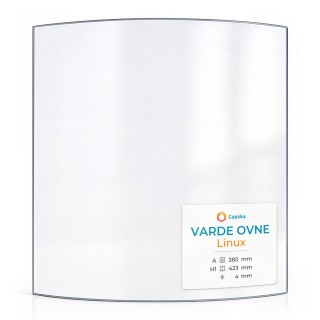 Vitre Varde Ovne LINUX - Verre Courbe pour poêle à bois