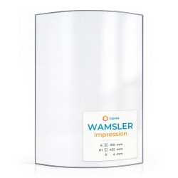 Vitre Wamsler IMPRESSION - Verre Courbe pour poêle à bois