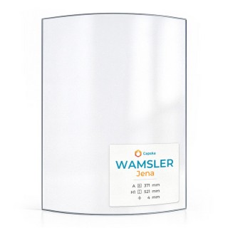 Wamsler JENA Curved Glass Panel - Wood Burning Stove