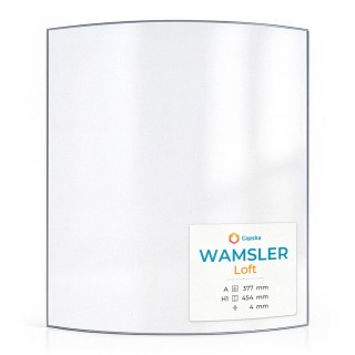 Wamsler LOFT Glass - Curved Panel for Wood Burning Stove