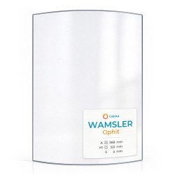 Vitre Wamsler OPHIT - Verre Courbe pour poêle à bois