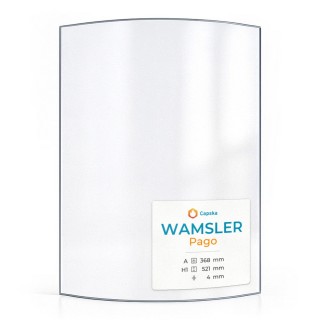 Vitre Wamsler PAGO - Verre Courbe pour poêle à bois