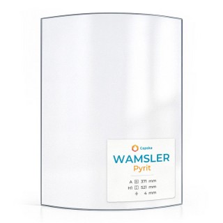 Vitre Wamsler PYRIT - Verre Courbe pour poêle à bois