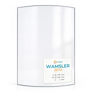 Wamsler ZETA Glass - Curved Panel for Wood Burning Stove