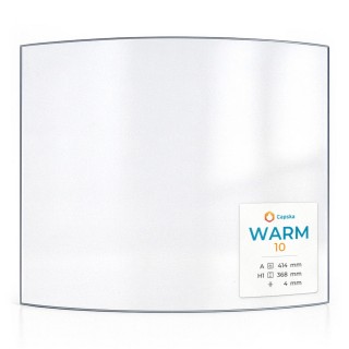 Vetro Warm 10 - Vetro Curvo per stufa a legna