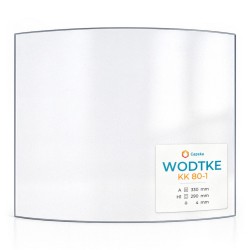 Vitre Wodtke KK 80-1 - Verre Courbe pour poêle à bois