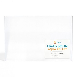Haas Sohn AQUA PELLET Glass - Rectangular Panel for Wood Burning Stove