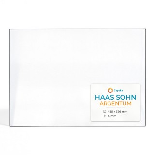 Haas Sohn ARGENTUM Glas für Kaminofen - Rechteckig
