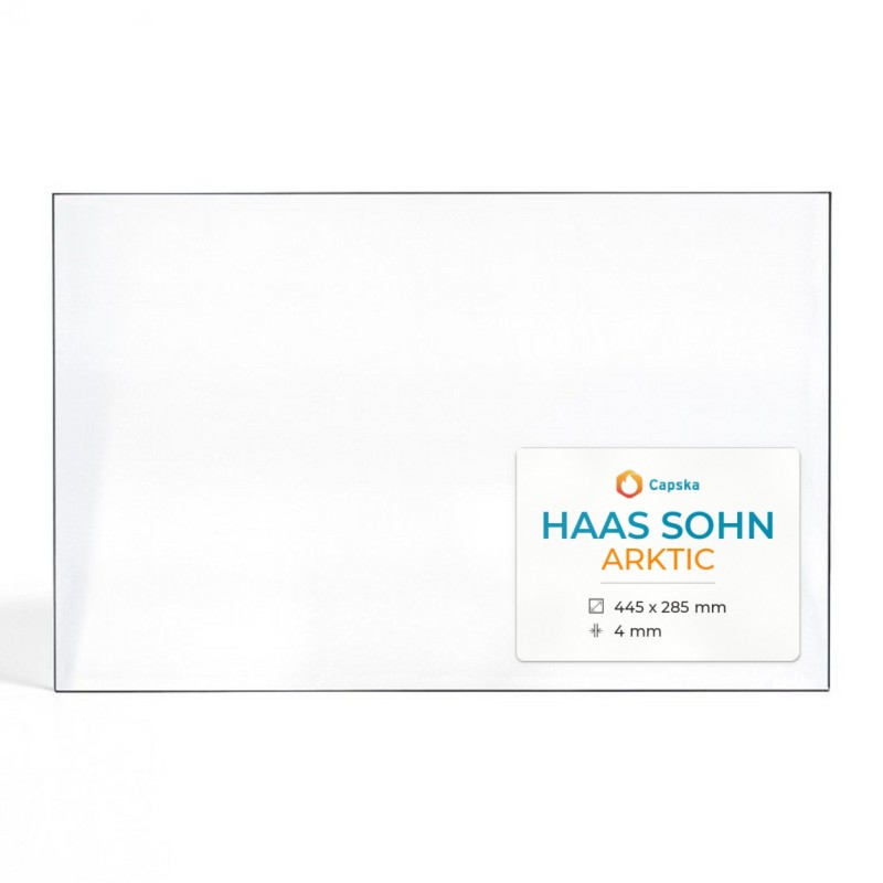 Vitre Haas Sohn ARKTIC - Verre Rectangle pour poêle à bois