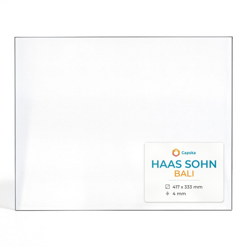 Vitre Haas Sohn BALI - Verre Rectangle pour poêle à bois