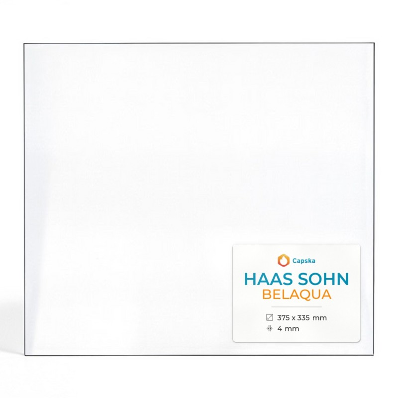 Haas Sohn BELAQUA Glass Panel for Wood Burning Stove