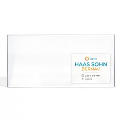 Vitre Haas Sohn BERNAU - Verre Rectangle pour poêle à bois