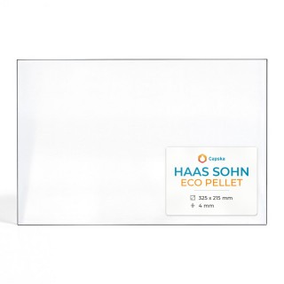 Vetro Haas Sohn ECO PELLET - Vetro Rettangolo per stufa a legna