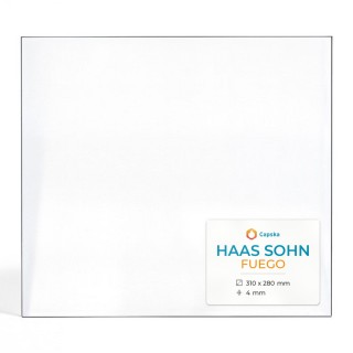 Vitre Haas Sohn FUEGO - Verre Rectangle pour poêle à bois