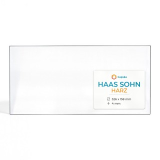 Vitre Haas Sohn HARZ - Verre Rectangle pour poêle à bois