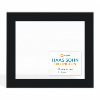Haas Sohn HILLINGTON Glas - Rechteck Siebdruck Kaminglas