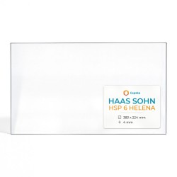 Vitre Haas Sohn HSP 6 HELENA - Verre Rectangle pour poêle à bois