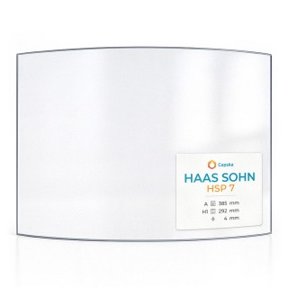 Haas Sohn HSP 7 Glass - Curved Panel for Wood Burning Stove