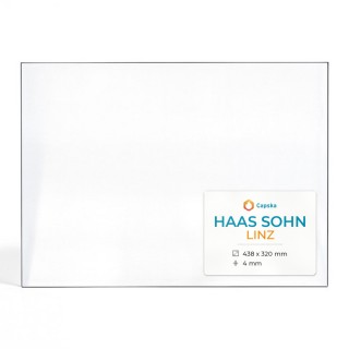 Vitre Haas Sohn LINZ - Verre Rectangle pour poêle à bois