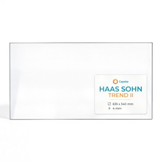 Vetro Haas Sohn III,TREND II - Vetro Rettangolo per stufa a legna