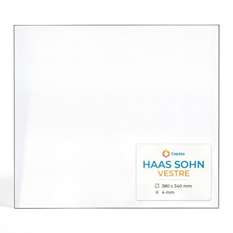 Haas Sohn VESTRE Glass Panel - Rectangular for Wood Burning Stove