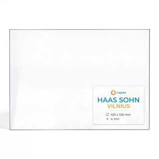 Vitre Haas Sohn VILNIUS - Verre Rectangle pour poêle à bois