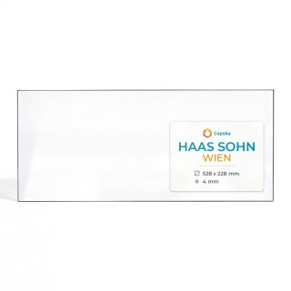 Haas Sohn WIEN Glass Rectangular Side Panel for Wood Burning Stove