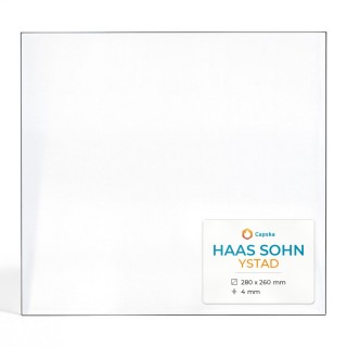 Vitre Haas Sohn YSTAD pour poêle à bois - Verre Rectangle