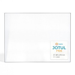 Vitre Jotul F105 - Verre 4 angles arrondis pour insert
