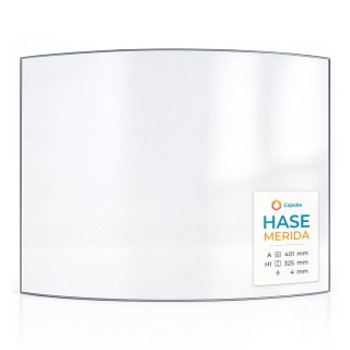 Hase MERIDA Glass - Curved Panel for Wood Burning Stove