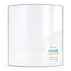 Hase LUNO B13 Glass - Curved glass panel for wood burning stove